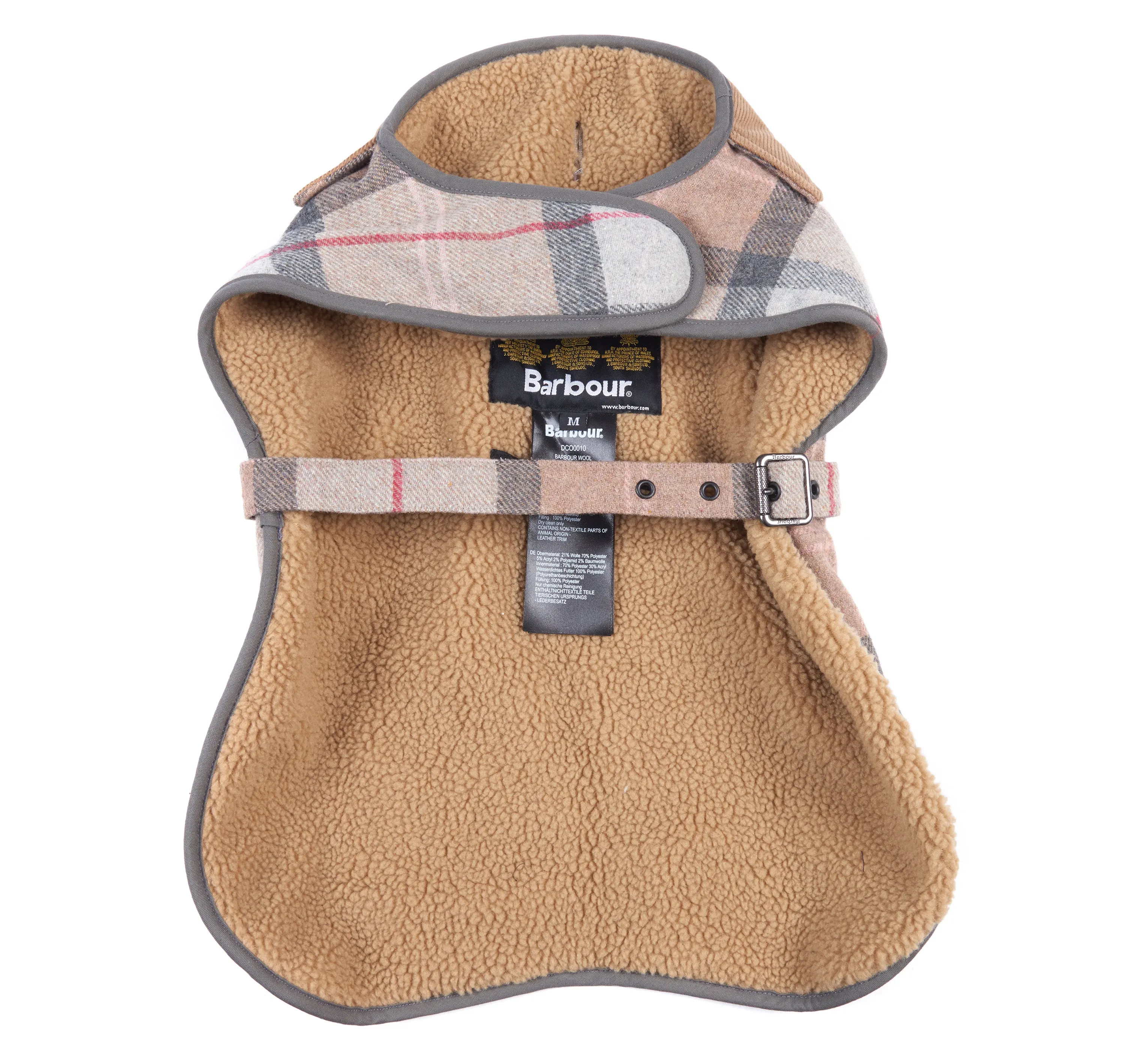 Barbour Wool Touch Fleece Lined Dog Coat