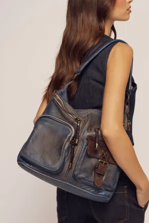 Bayside84 Multipocket Shoulder Bag - Antique Blue - Canada