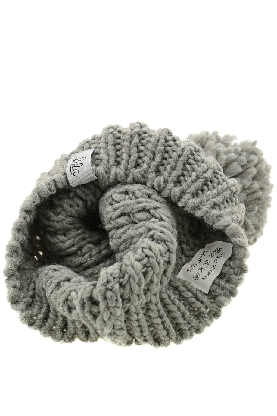 BERN Grey Wool Beanie