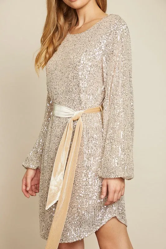 Bijou Sequin Party Dress