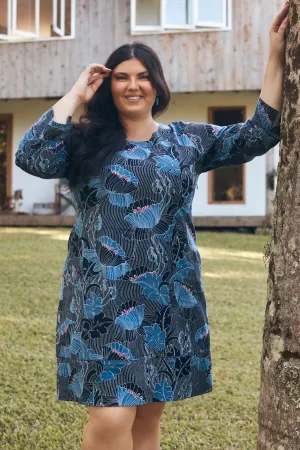 Billie Tunic - Lotus Navy