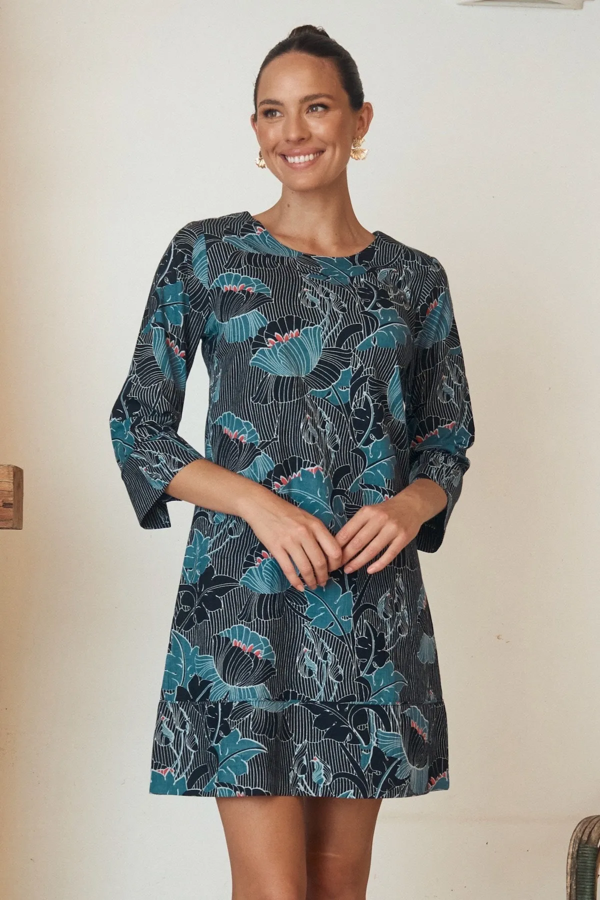 Billie Tunic - Lotus Navy