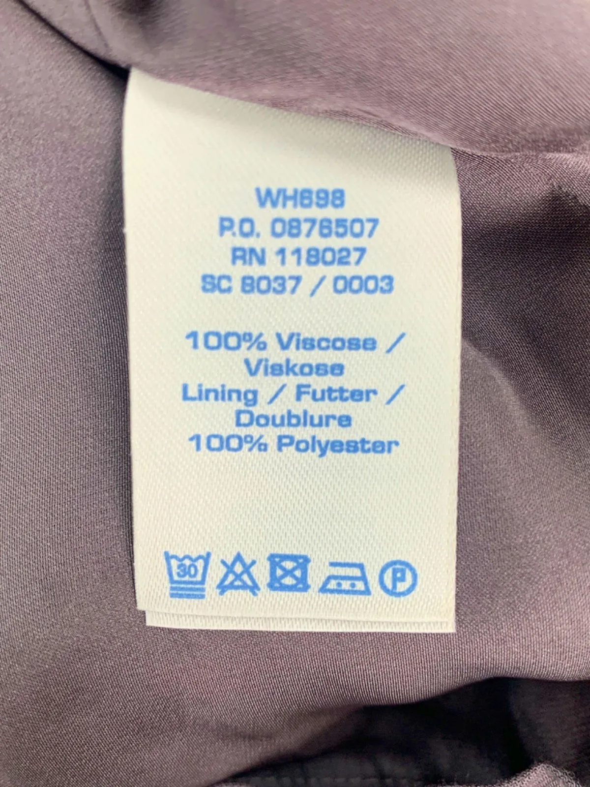 Boden Pewter Carla Embroidered detail Tunic Dress  UK 12