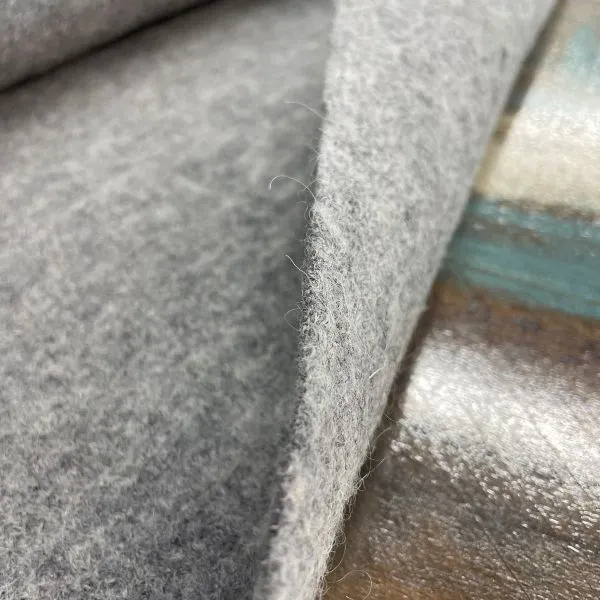 Boiled Wool - Light Grey
