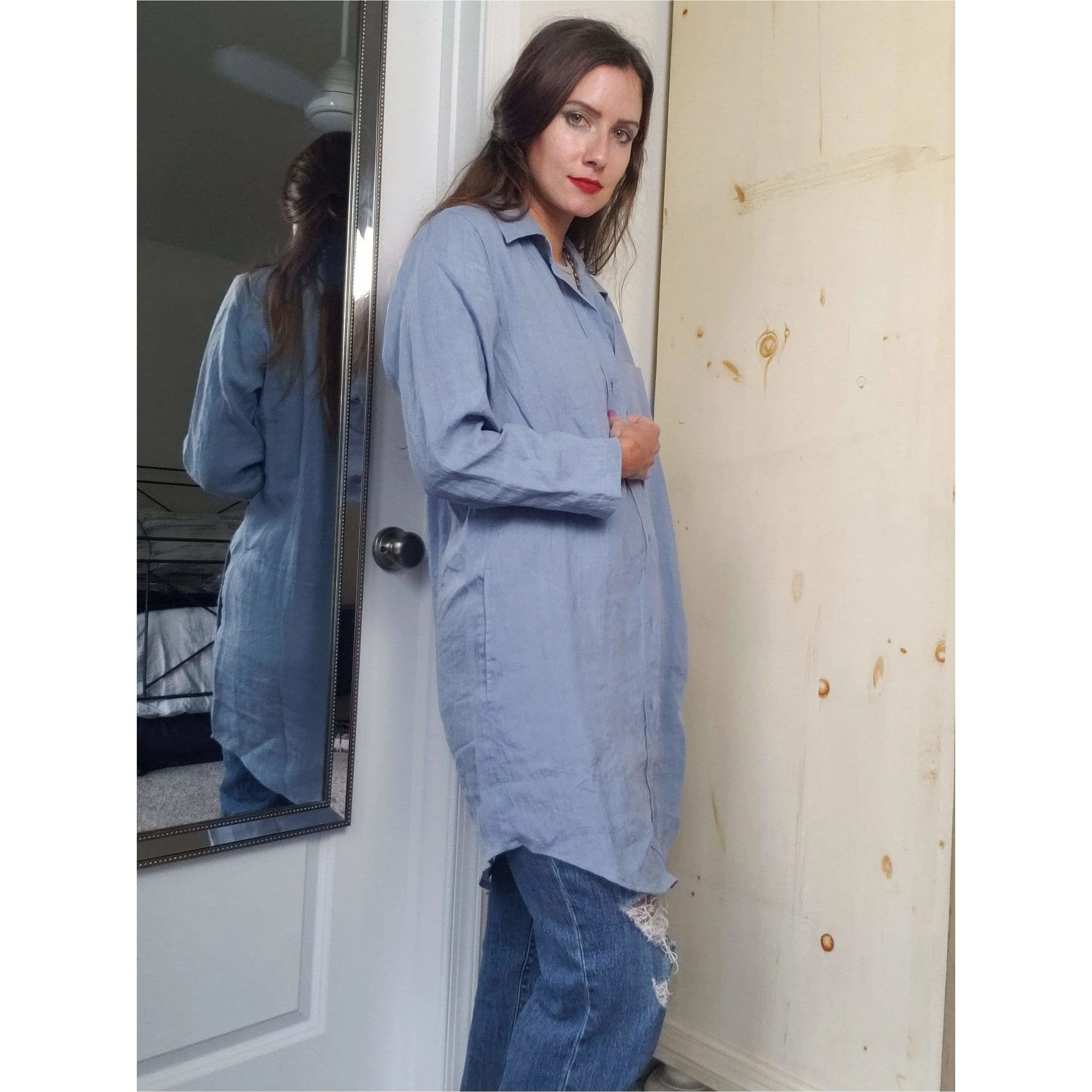 Bowery Linen Tunic Dress