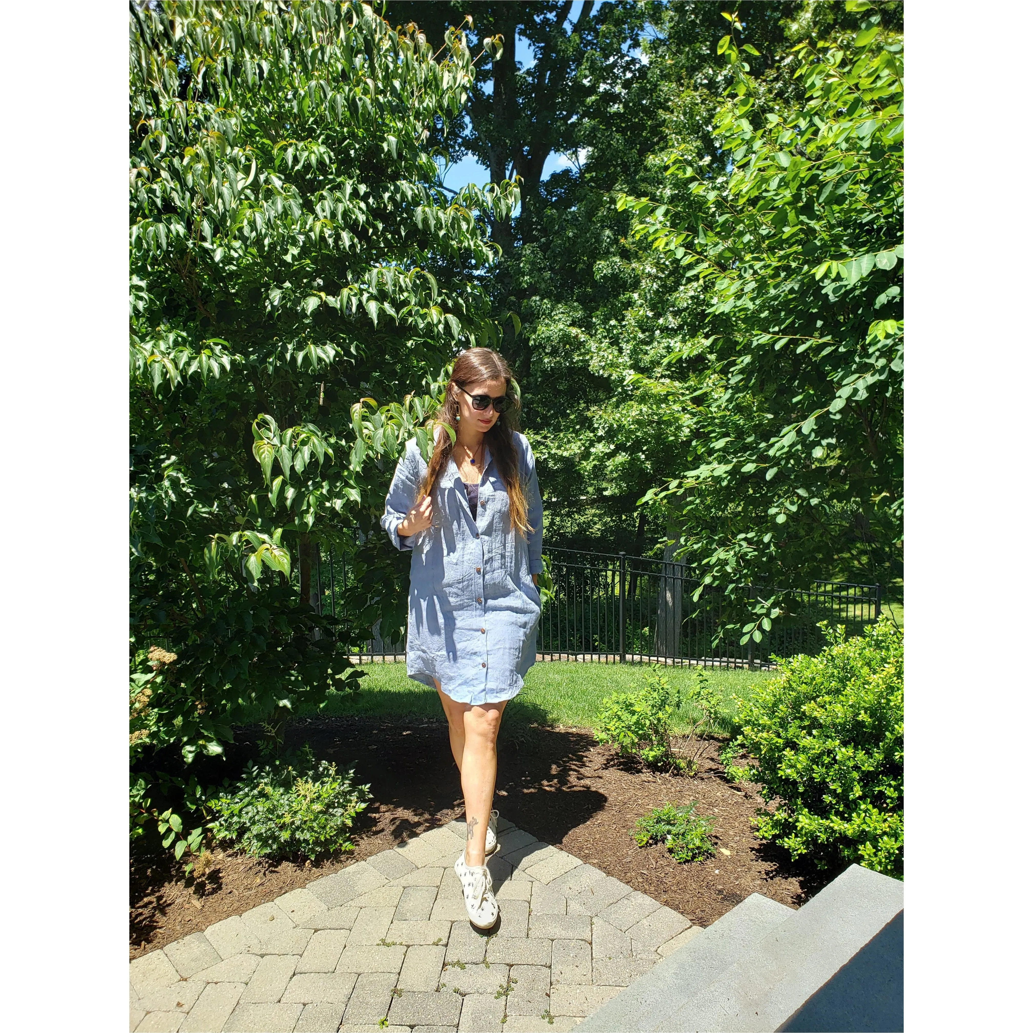 Bowery Linen Tunic Dress