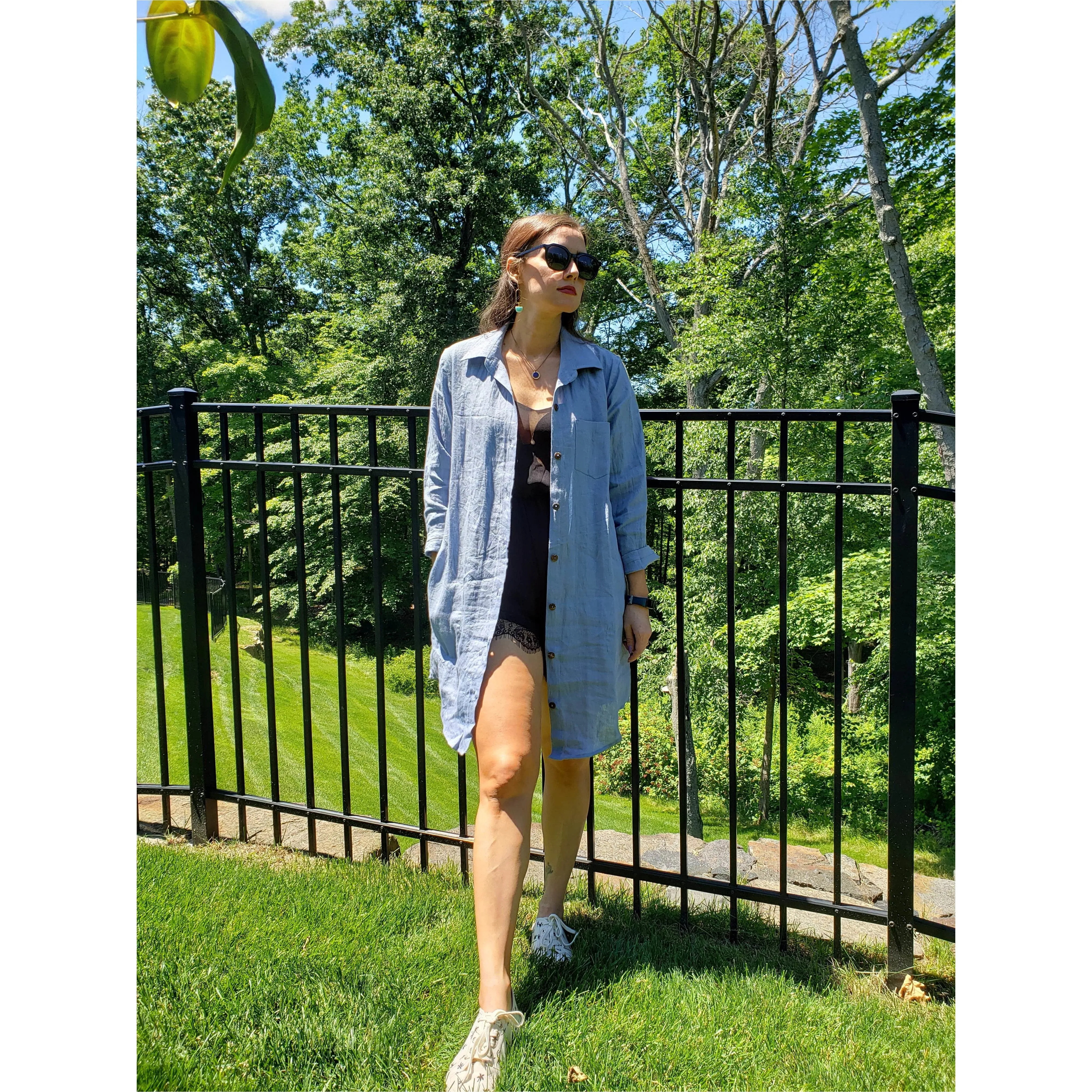 Bowery Linen Tunic Dress
