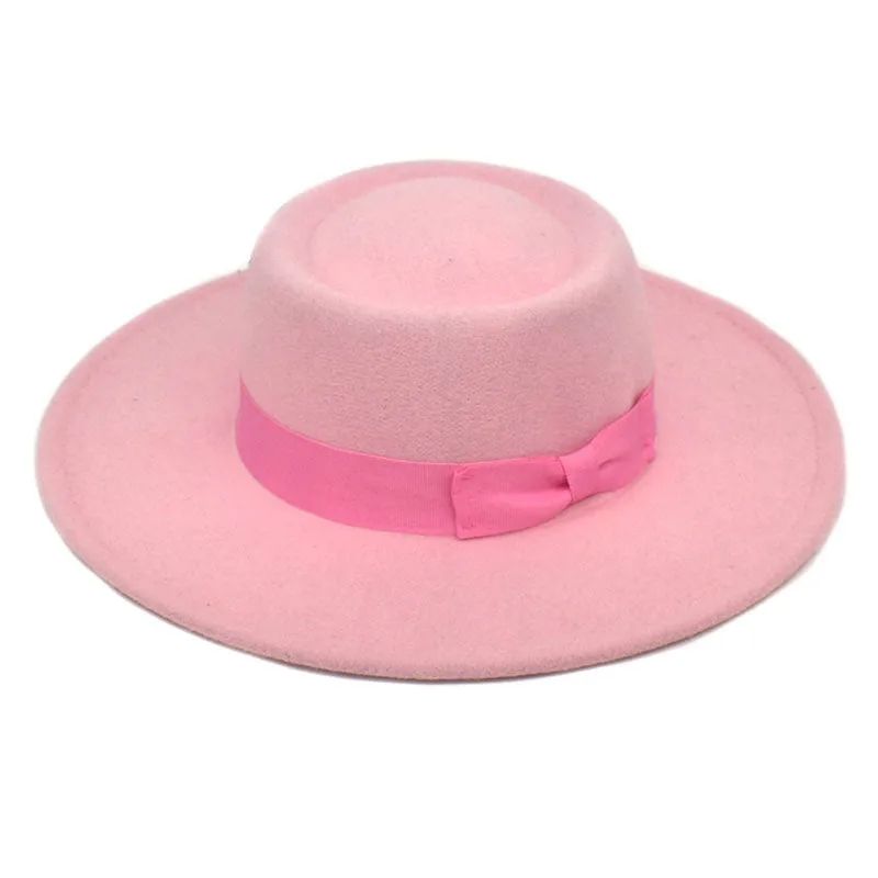 Bowknot Decoration Jazz Hat