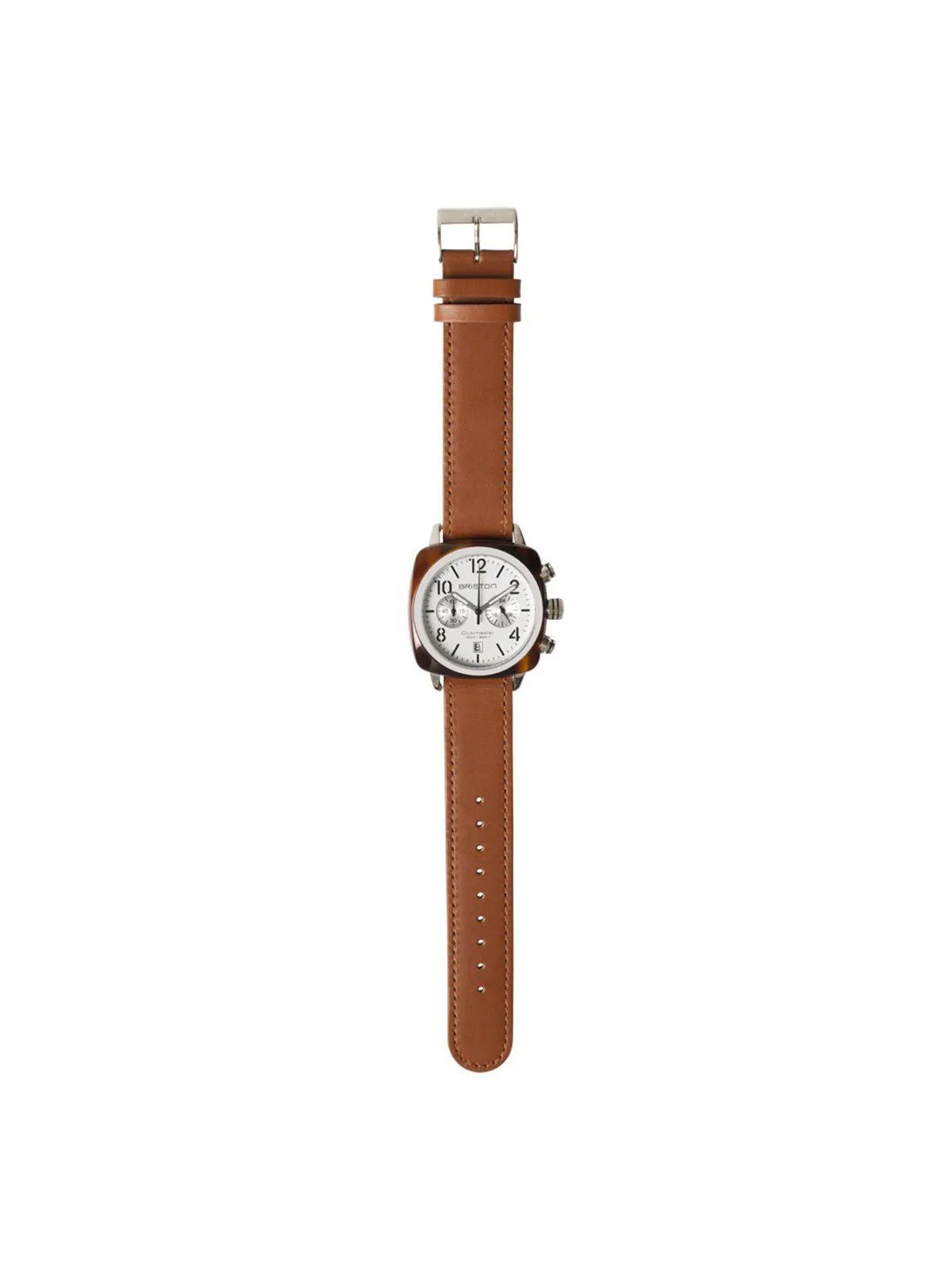 Briston Classic Leather Strap Brown Rose Gold 20mm
