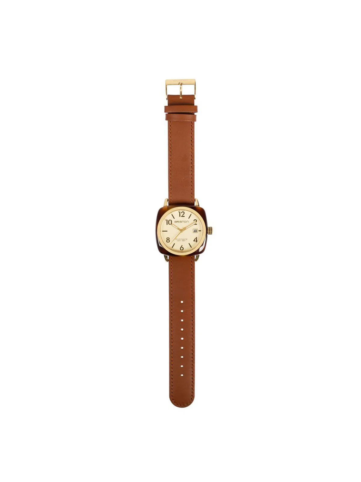 Briston Classic Leather Strap Brown Rose Gold 20mm