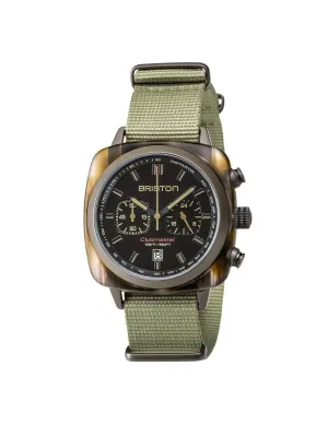 Briston Clubmaster Sport Acetate Chronograph Jungle 42mm