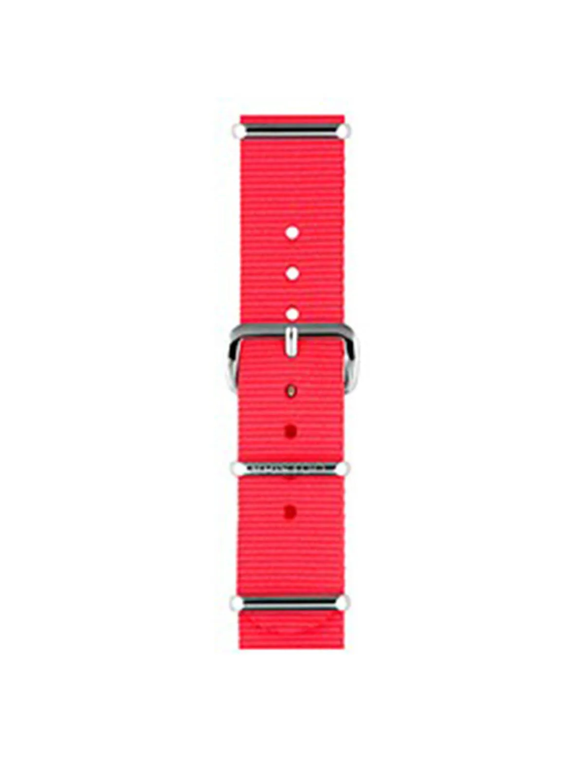 Briston Nato Strap Neon Pink Polished Steel 18mm