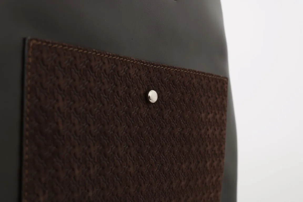 Brown Leather Backpack Bag