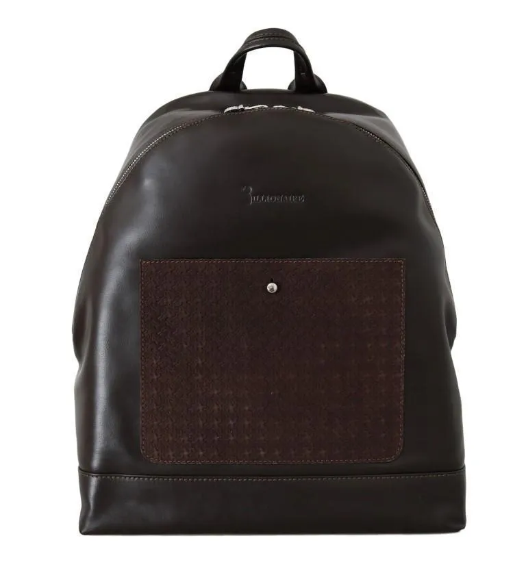 Brown Leather Backpack Bag