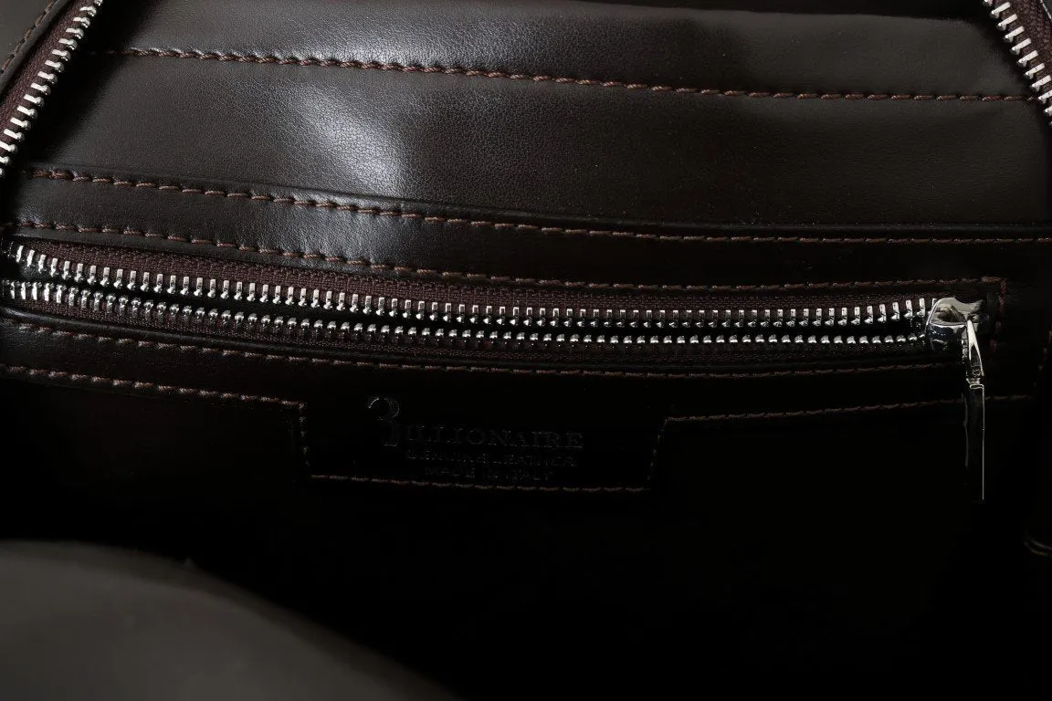 Brown Leather Backpack Bag