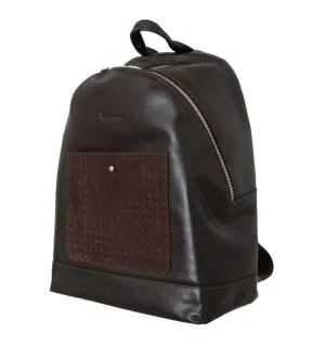 Brown Leather Backpack Bag
