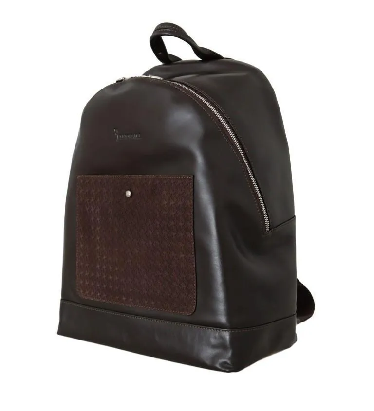 Brown Leather Backpack Bag