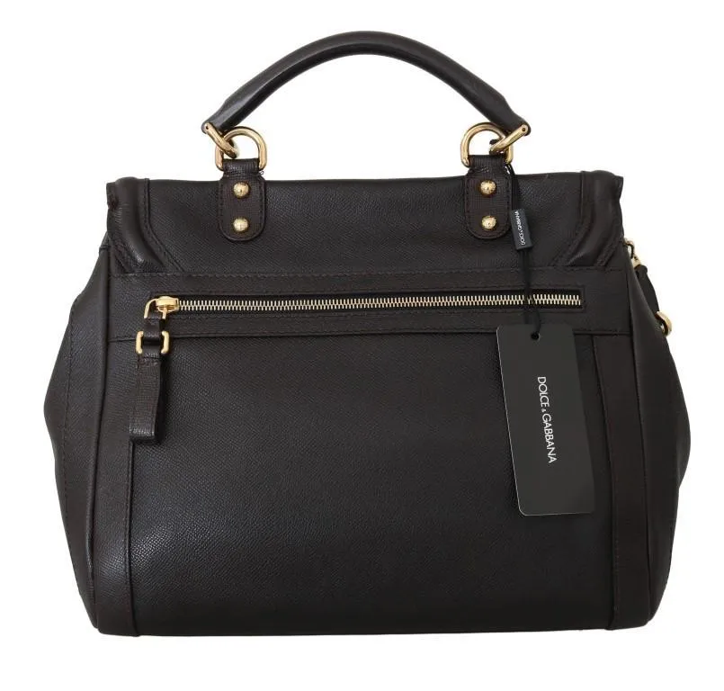Brown Leather Hand Shoulder Bag