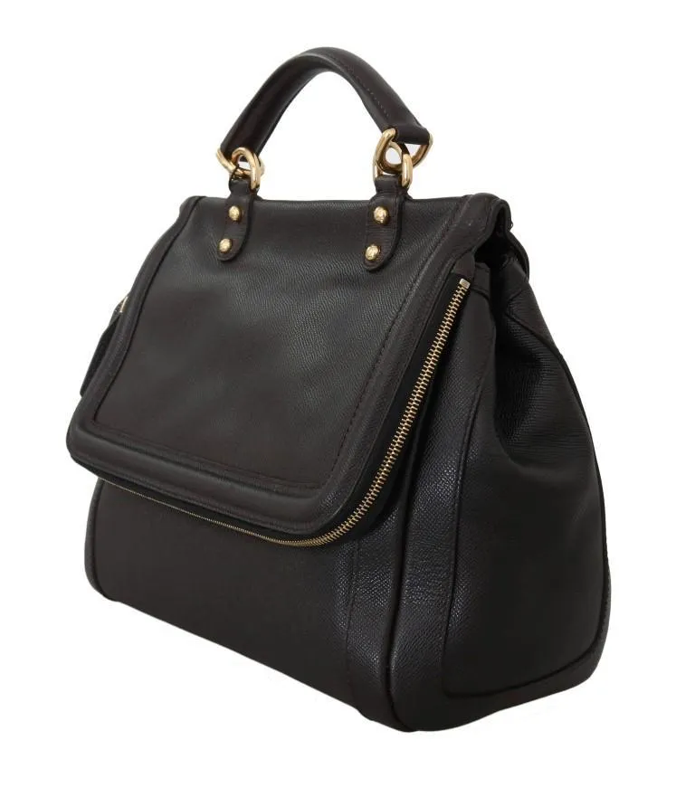 Brown Leather Hand Shoulder Bag