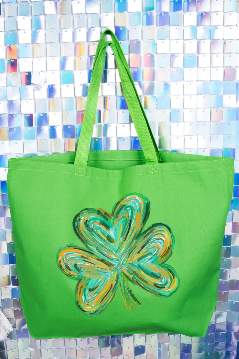 Brushed Clover Canvas Jumbo Tote