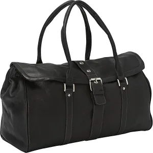 BUCKLE FLAP-OVER SATCHEL