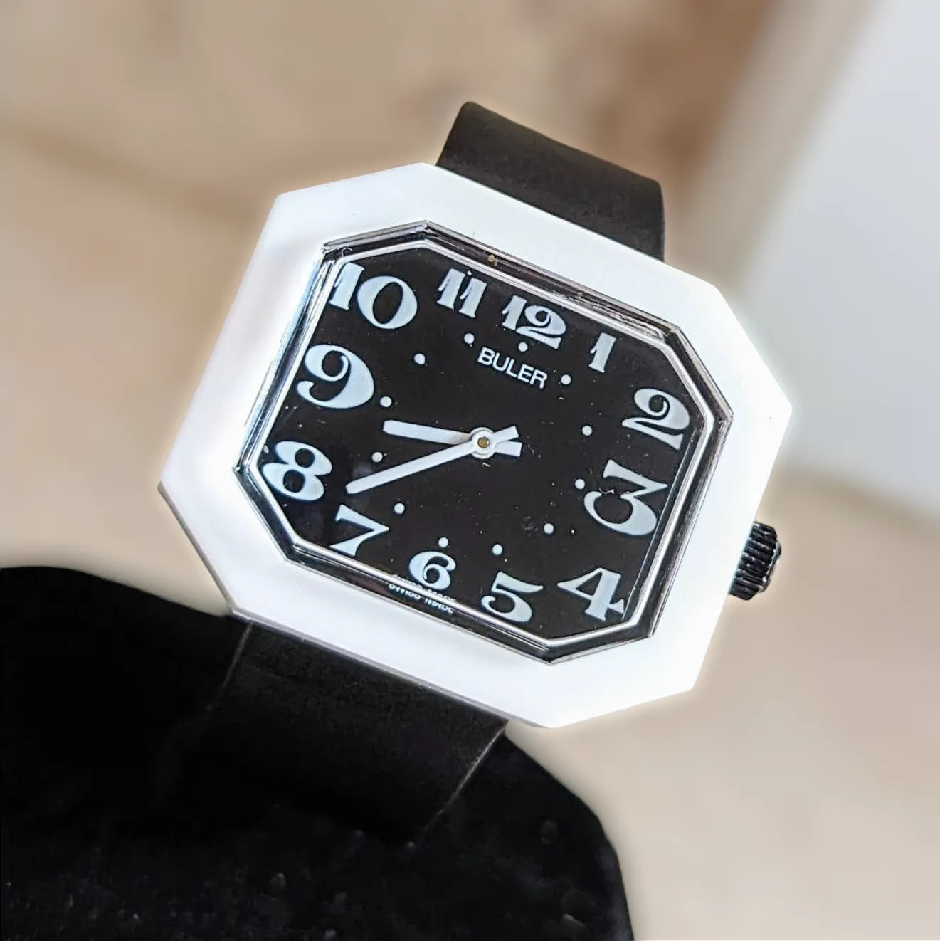 BULER Mechanical Watch Cal. BF 896 Swiss Vintage Wristwatch 1970's