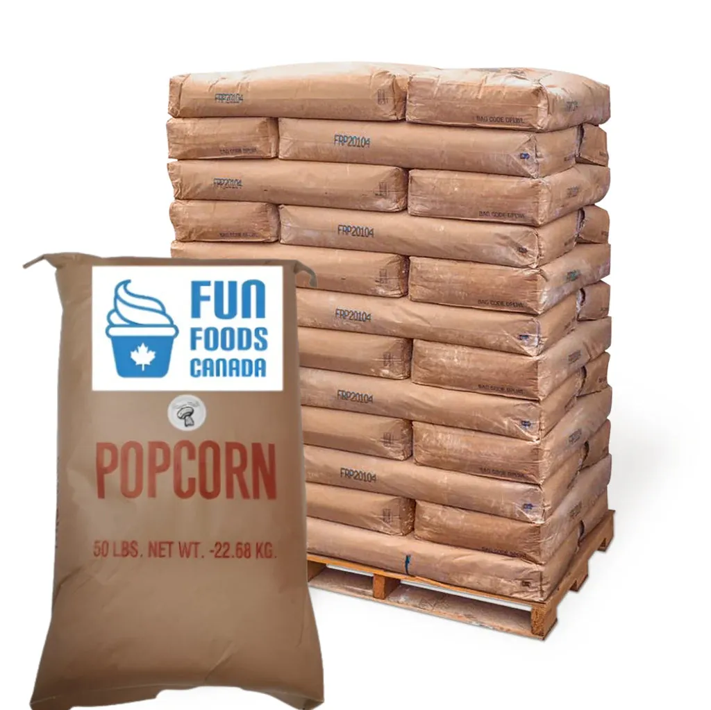 Bulk Butterfly Popcorn Kernels - 50 Lbs. Bag (Packed In a Box) - Pallet has 50 x 50 Lbs. Bags