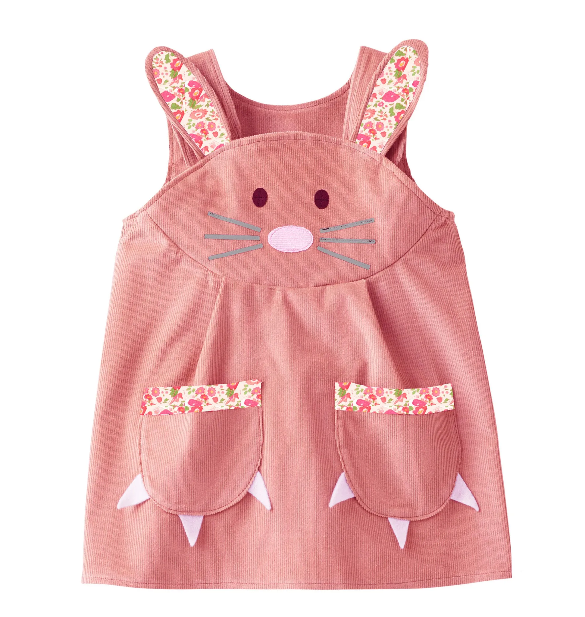 Bunny Dress Liberty Print in Pink