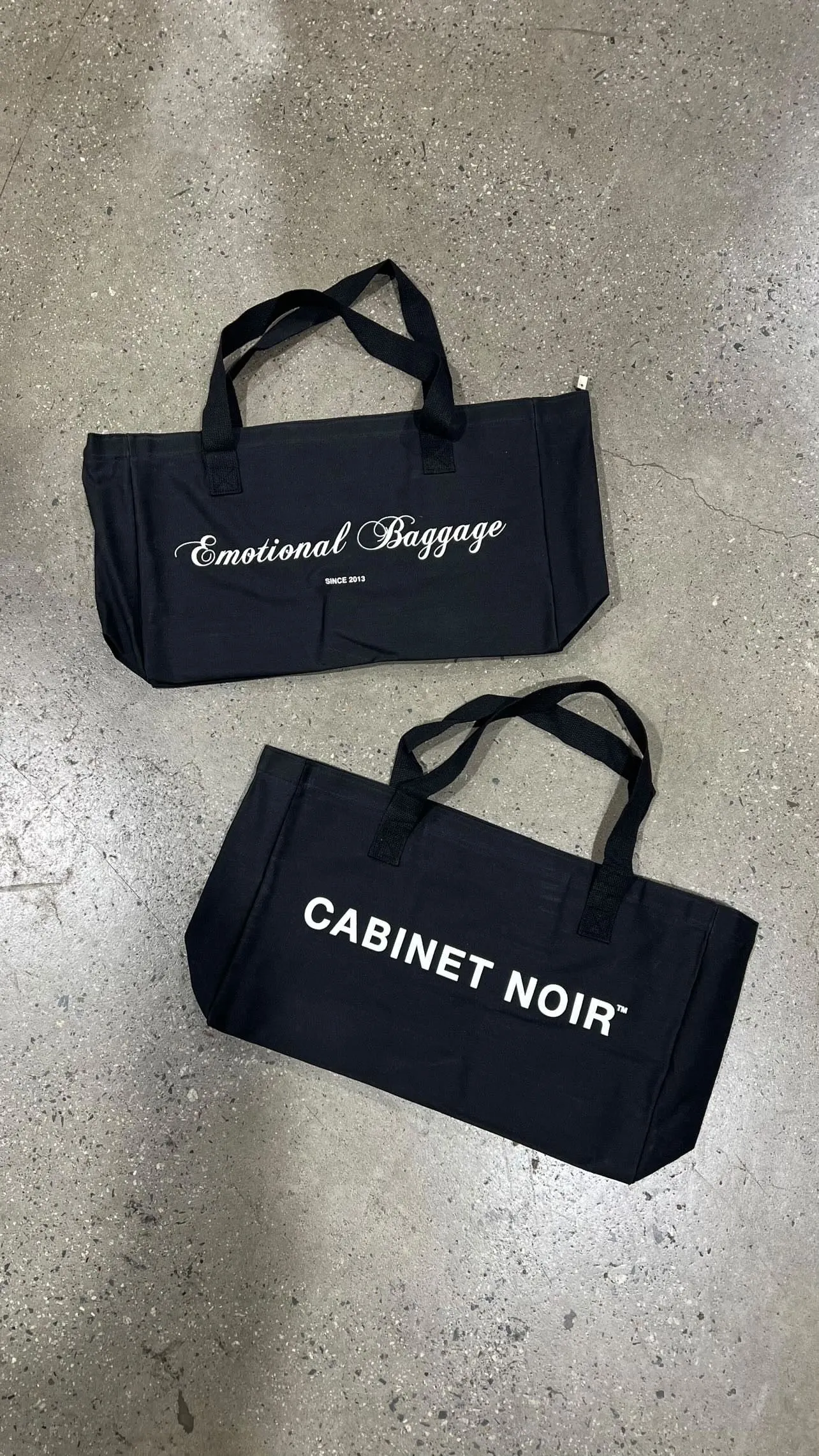 Cabinet Noir Emotional Baggage Tote Bag Black