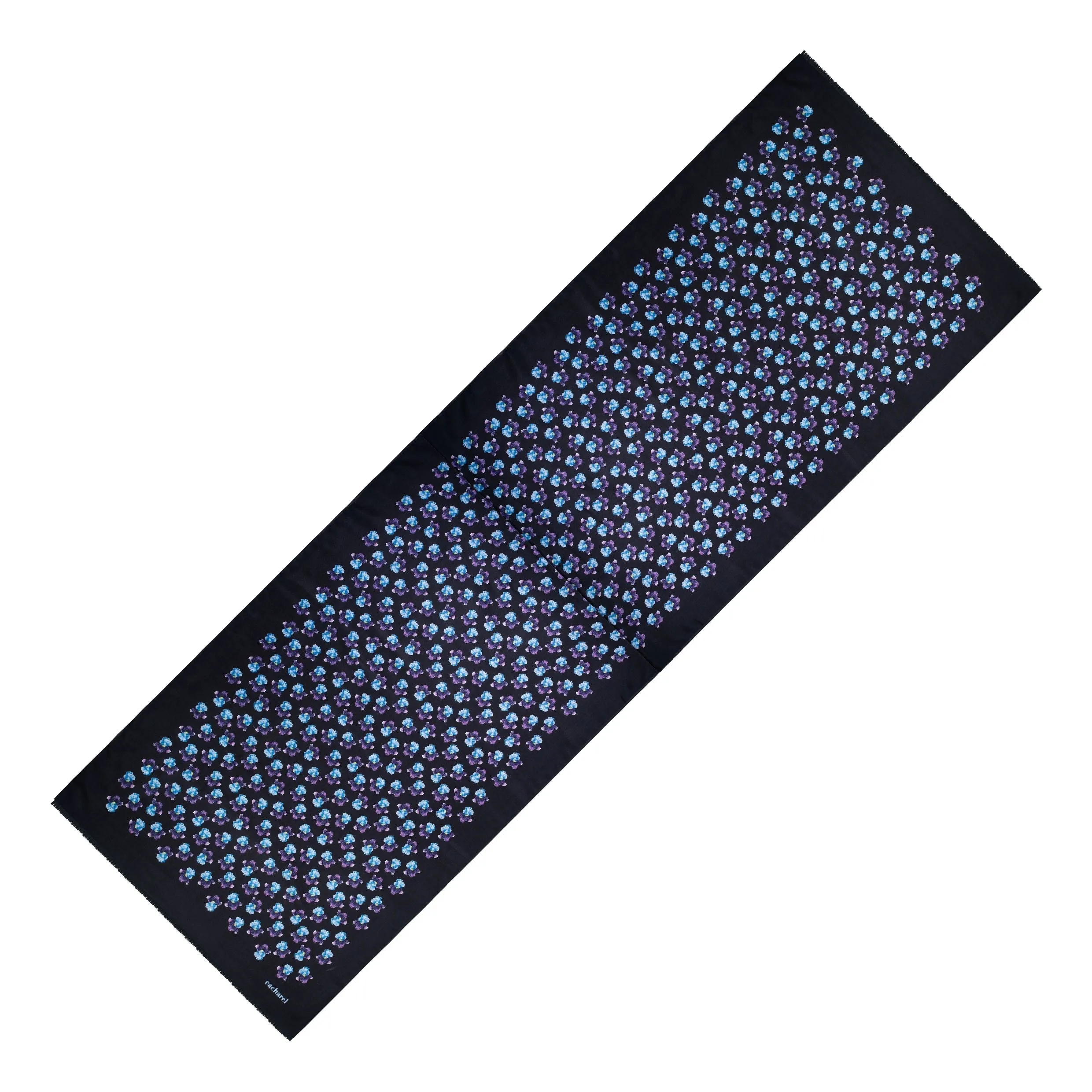 Cacharel CFG034N-Long scarf Hortense Navy