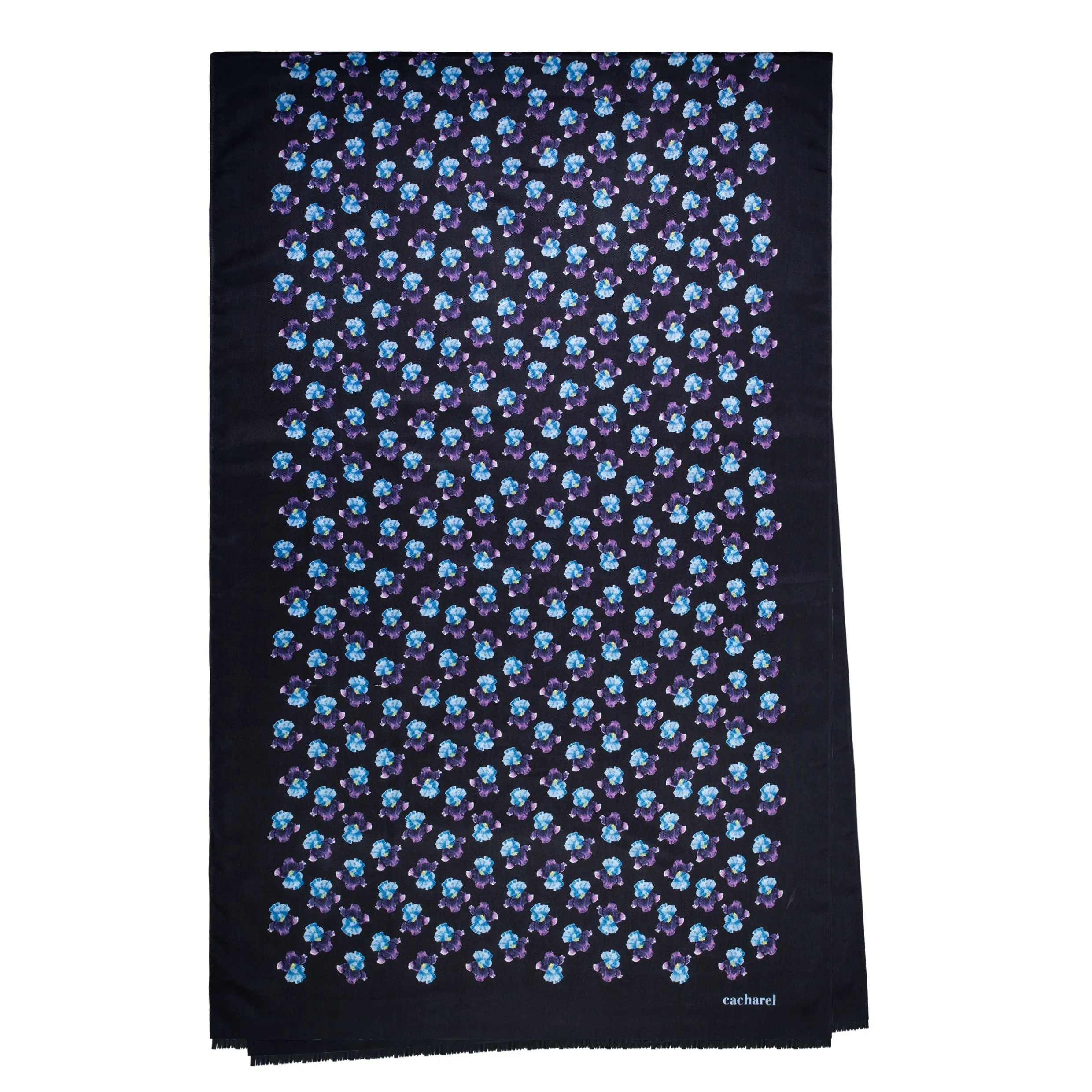 Cacharel CFG034N-Long scarf Hortense Navy