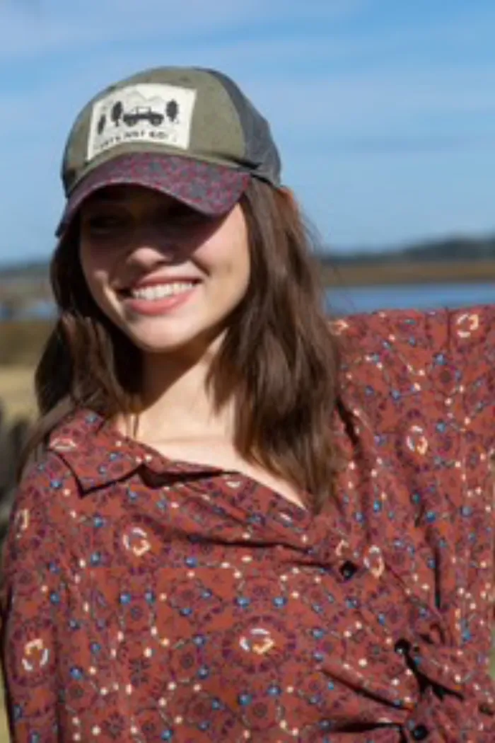 Canvas Trucker Hat - Let's Just Go