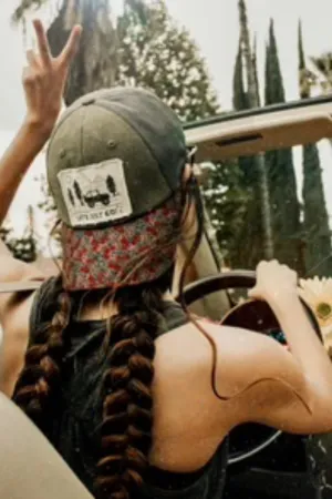 Canvas Trucker Hat - Let's Just Go