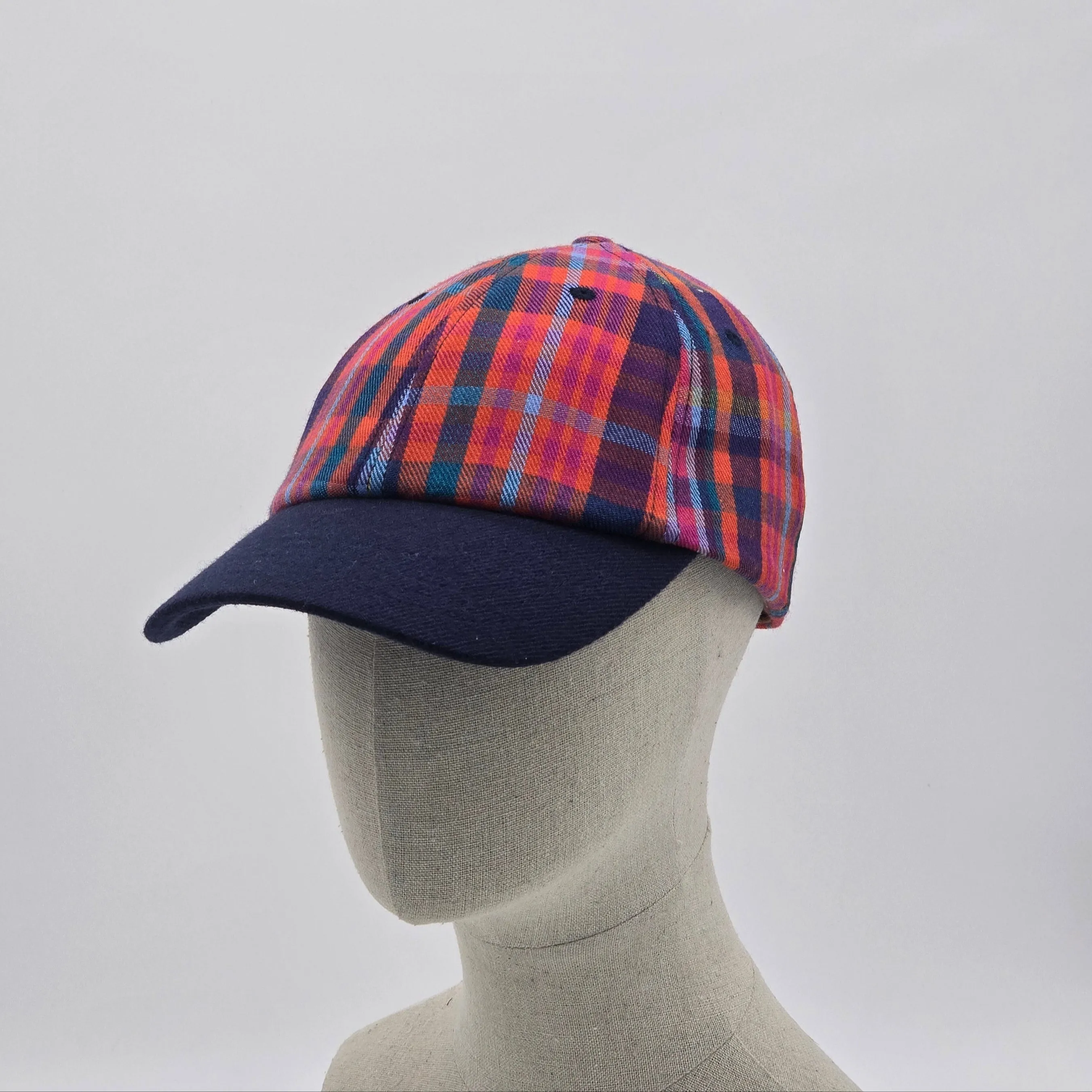 Cap in Indigo Multi