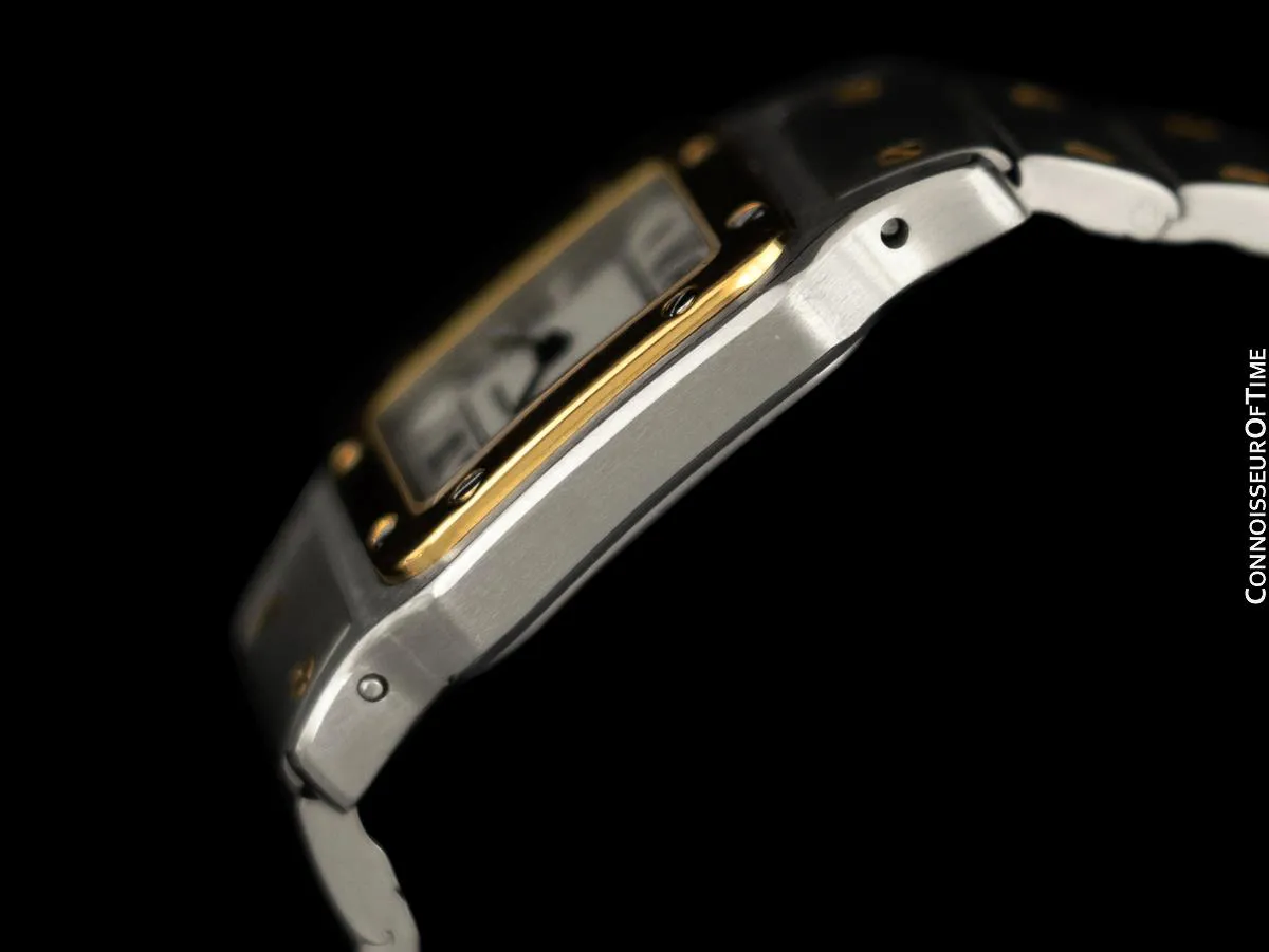 Cartier Ladies Santos Galbee Two-Tone Watch - Stainless Steel & 18K Gold