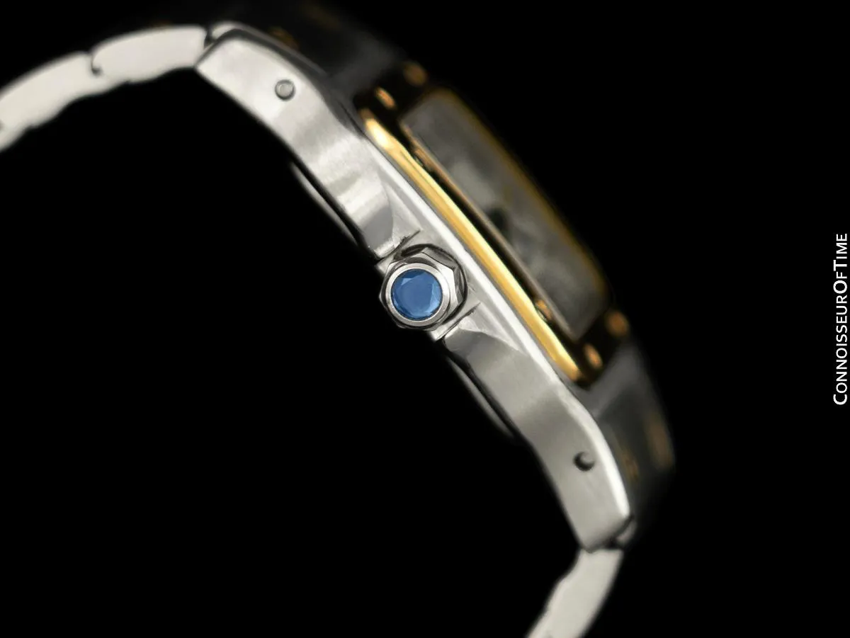 Cartier Ladies Santos Galbee Two-Tone Watch - Stainless Steel & 18K Gold