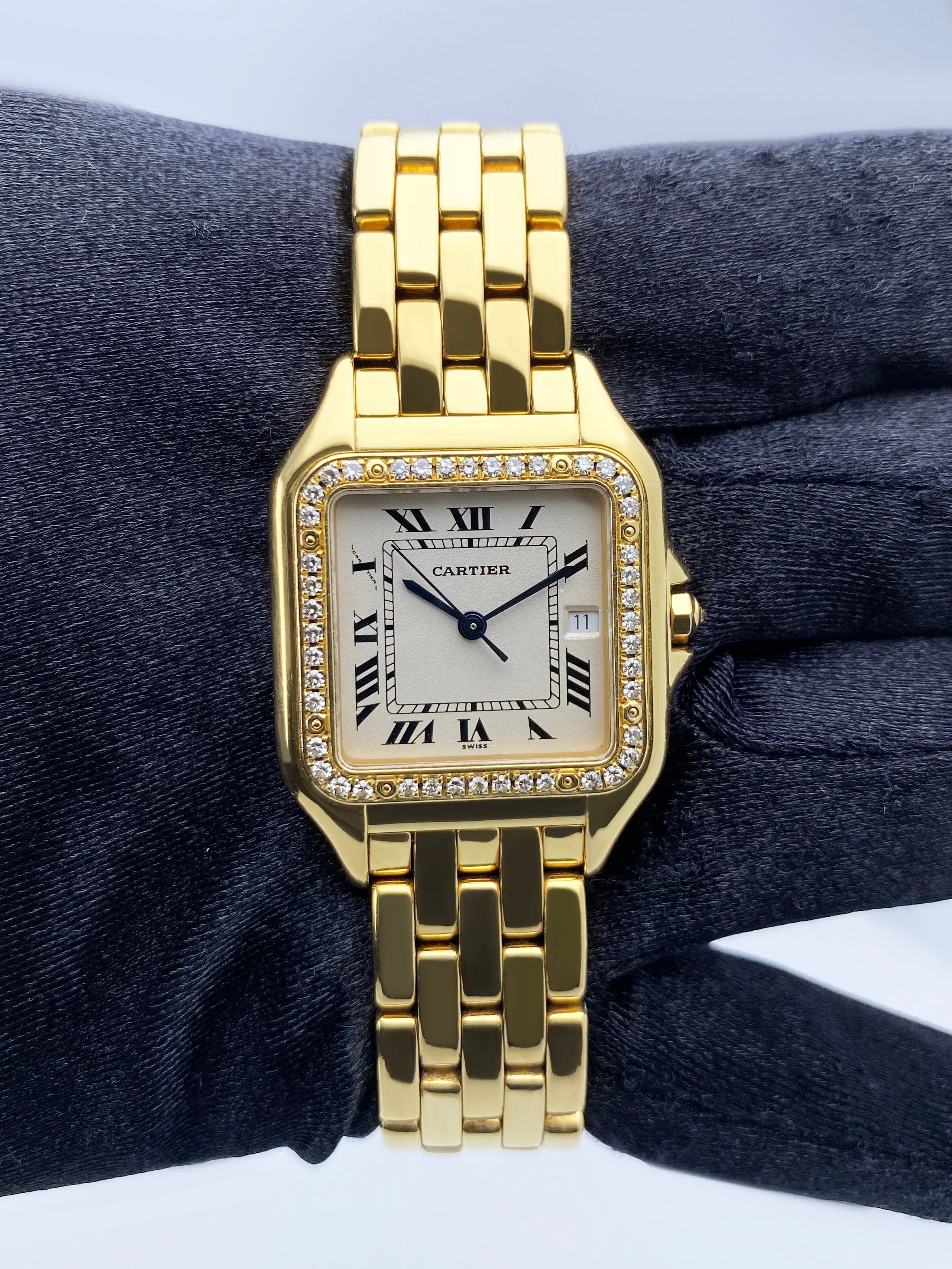 Cartier Panthere 88369 Diamond Bezel Ladies Watch