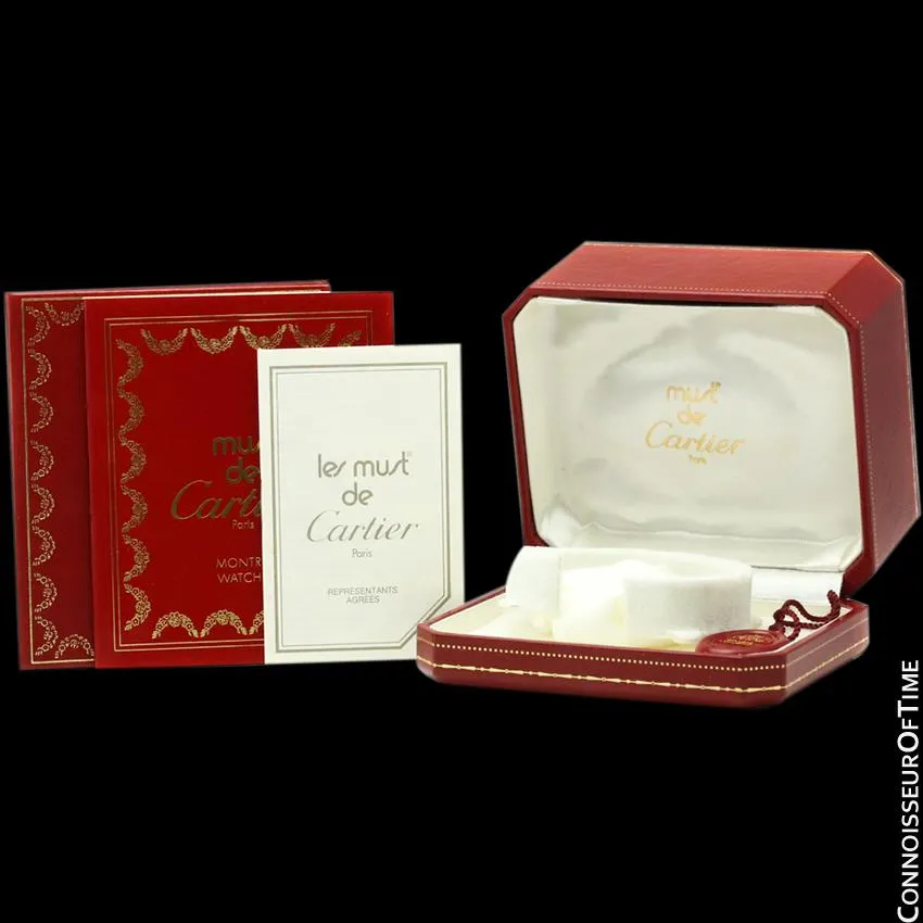 Cartier Santos Galbee Mens Two-Tone Bracelet Stainless Steel & 18K Gold Watch - Box & Papers