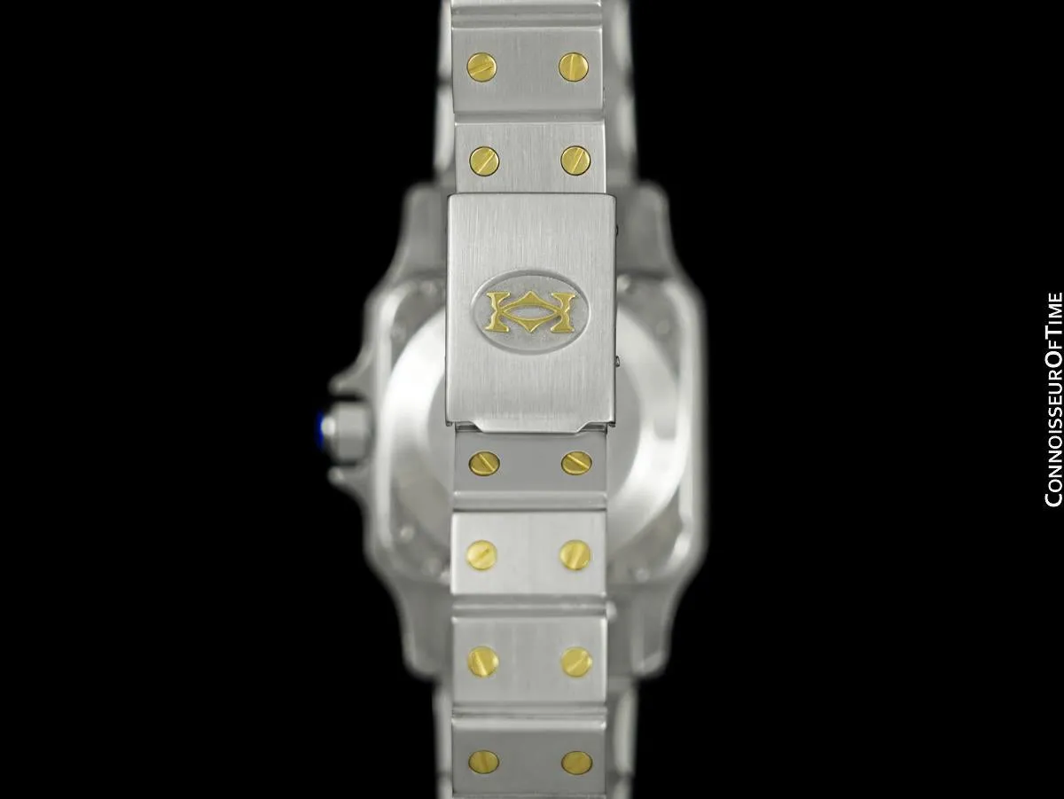 Cartier Santos Ladies Two-Tone Automatic Bracelet Watch - Stainless Steel & 18K Gold