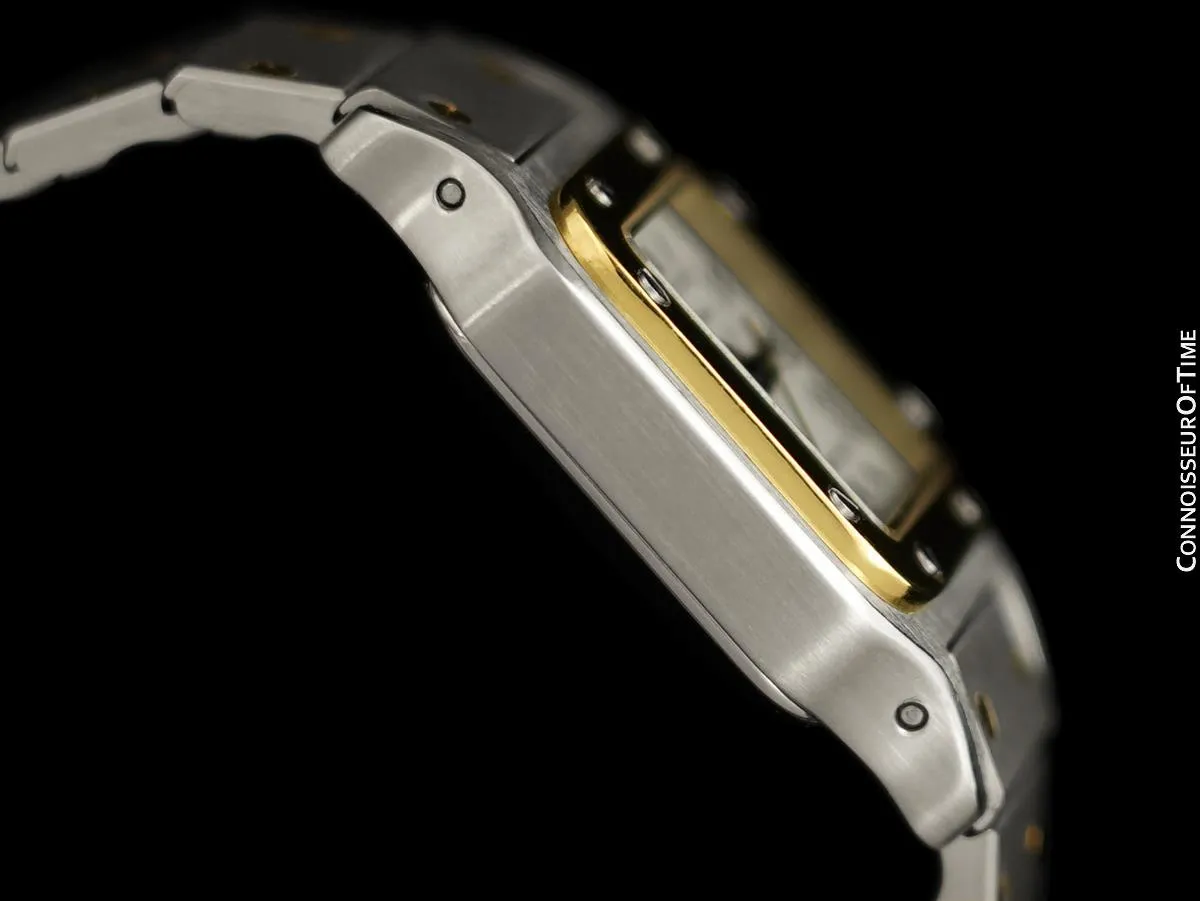 Cartier Santos Ladies Two-Tone Automatic Bracelet Watch - Stainless Steel & 18K Gold