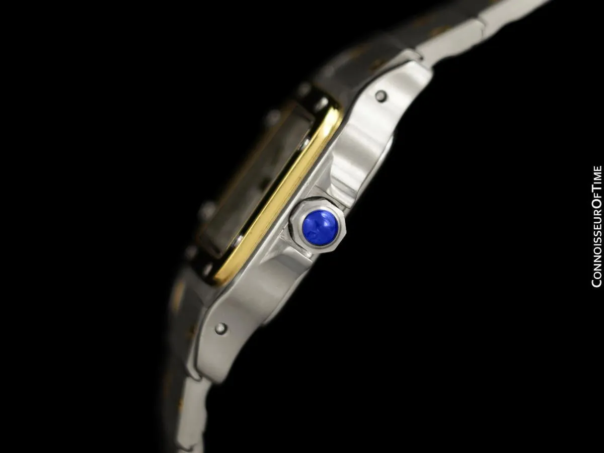 Cartier Santos Ladies Two-Tone Automatic Bracelet Watch - Stainless Steel & 18K Gold