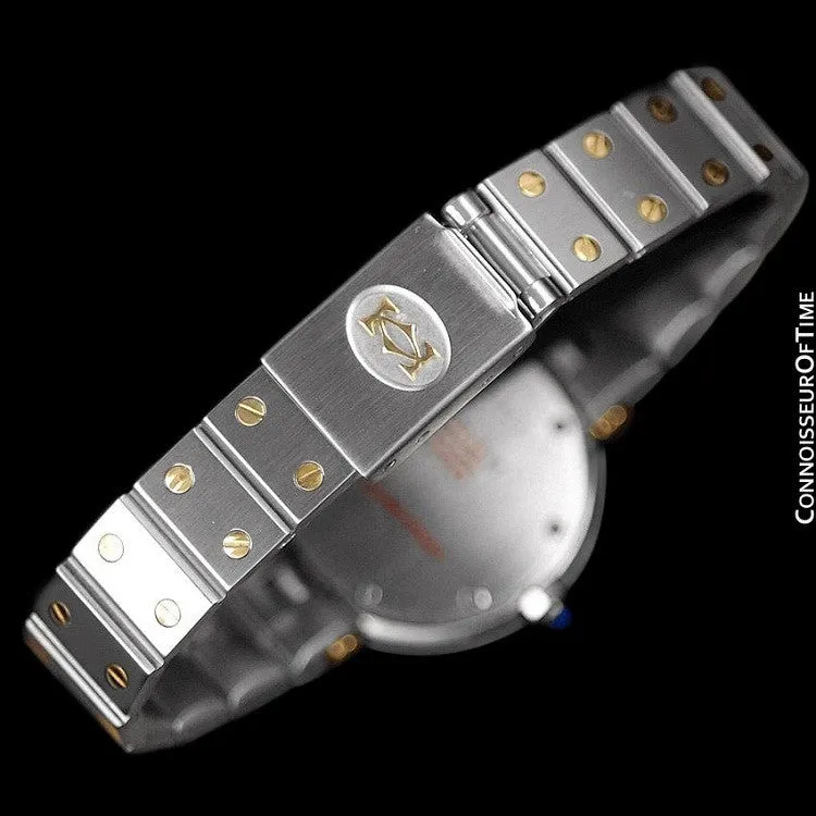 Cartier Santos Vendome Ladies Quartz Watch - Stainless Steel & 18K Gold