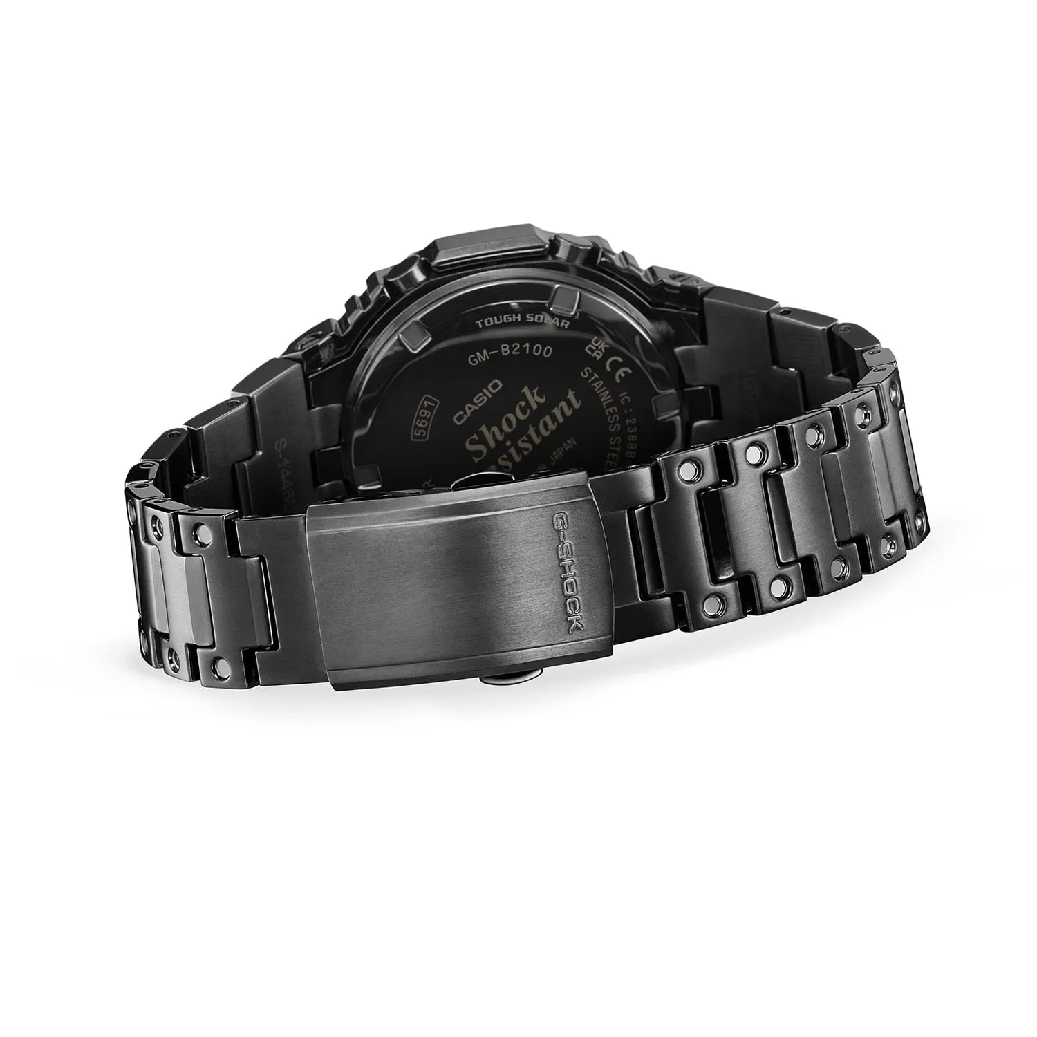 Casio G-Shock 2100 Full Metal Black Orange Yellow GMB2100BPC-1A