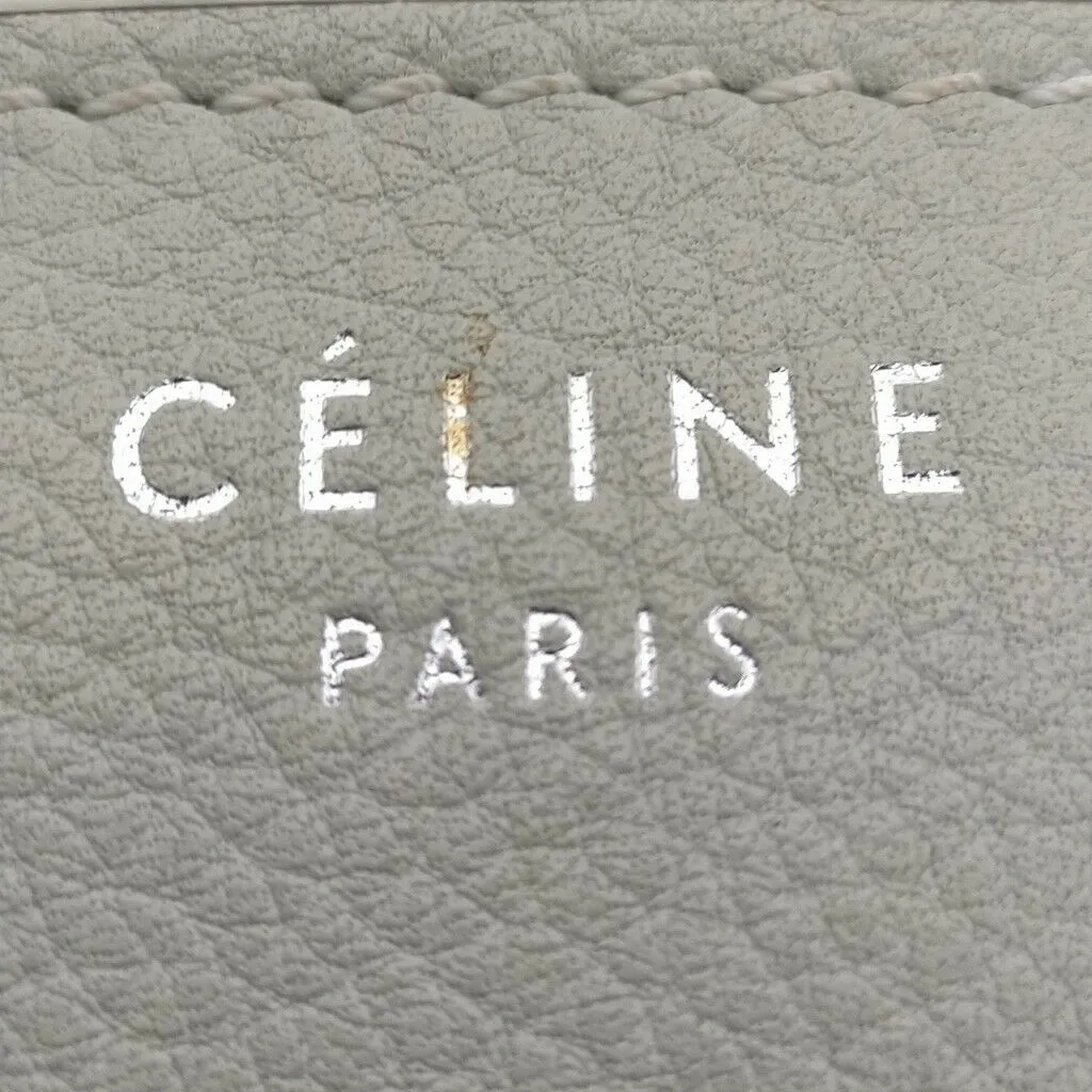 CELINE Micro Luggage Leather Hand Bag