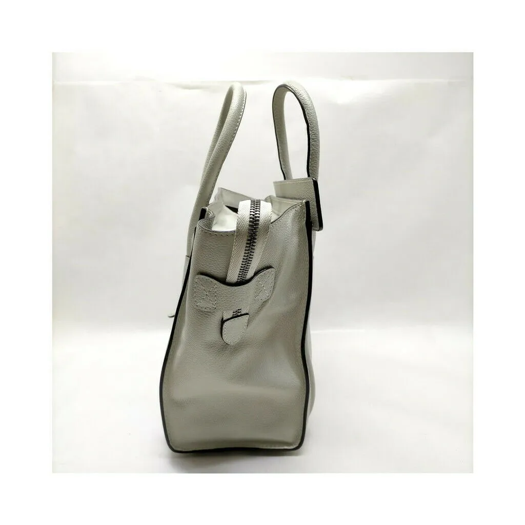 CELINE Micro Luggage Leather Hand Bag