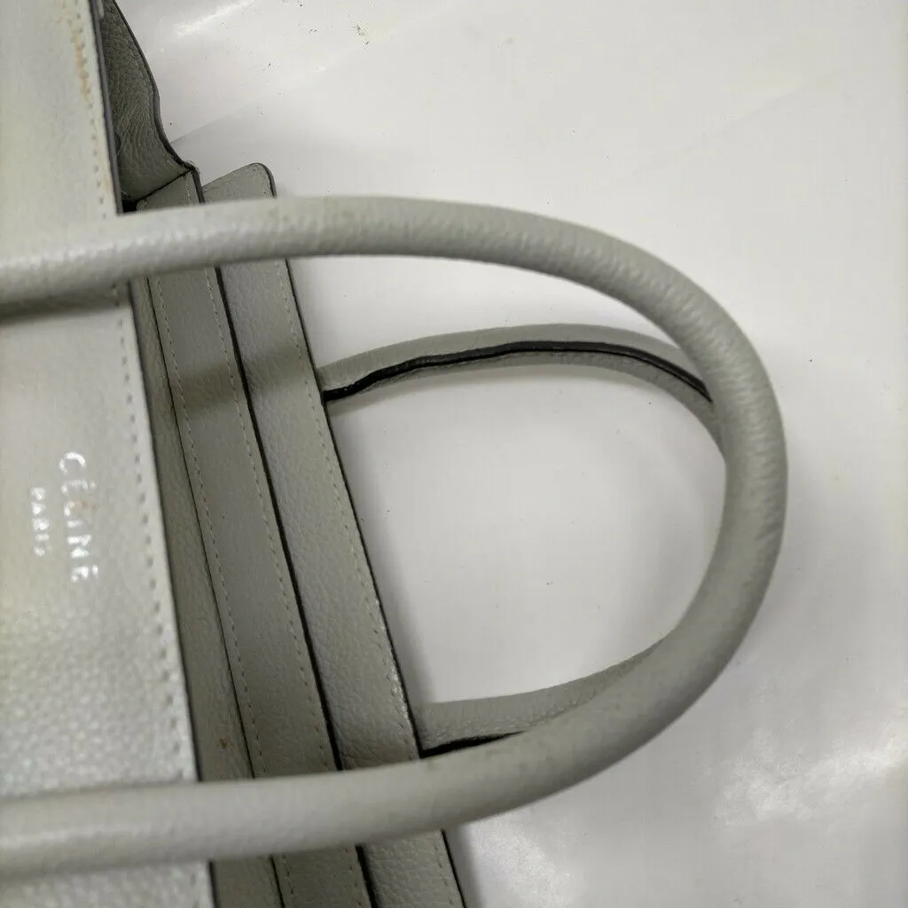 CELINE Micro Luggage Leather Hand Bag