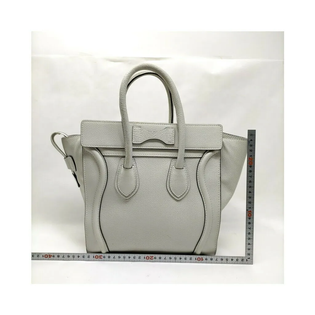 CELINE Micro Luggage Leather Hand Bag