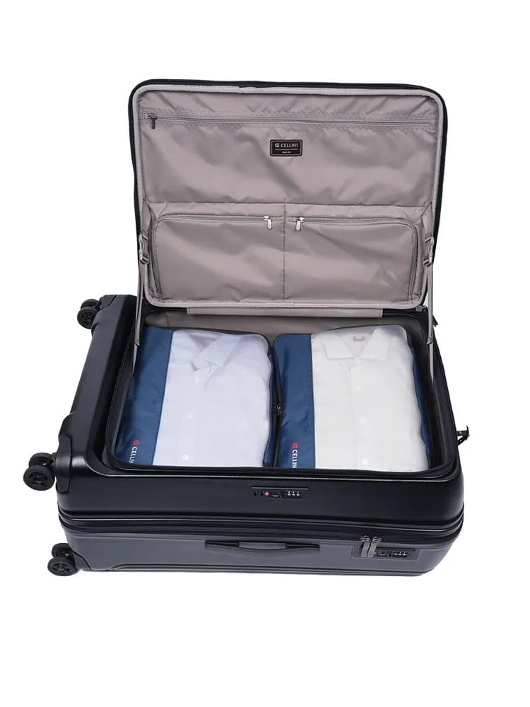 Cellini Tri Pak Large 4 Wheel Trolley Case Includes 2 Large Packing Cube 110753