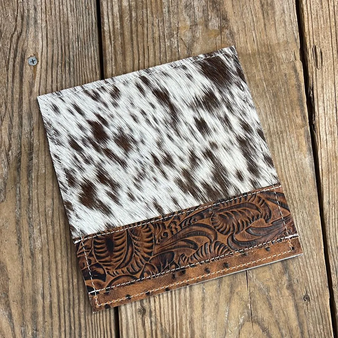 Checkbook Cover - Longhorn w/ Western Tool