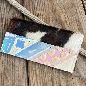 Checkbook Cover - Tricolor w/ Encanto Navajo